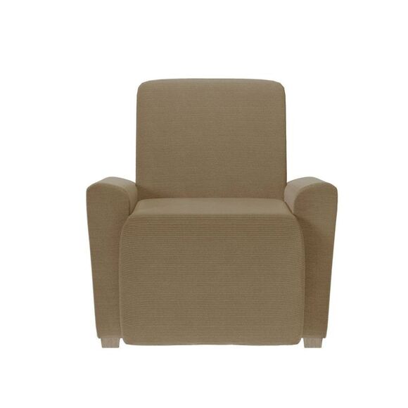 Open Box - Zenna Home - 4pc Chenille Stretch Recliner Slipcover Mushroom - Picture 1 of 4